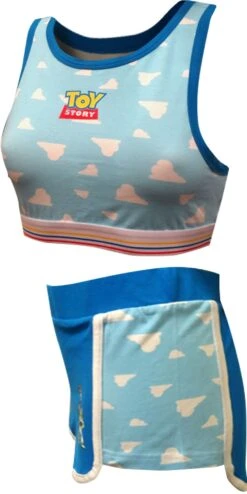 Disney-Pixar Toy Story Buzz And Woody Bralette With Shorts Set(Disney Pixar Toy Story Buzz And Woody Bralette And Short Set) -Cozy Vibes Store ws19181ss 2 ee37496e a5e7 4559 b720 825f67917f9d