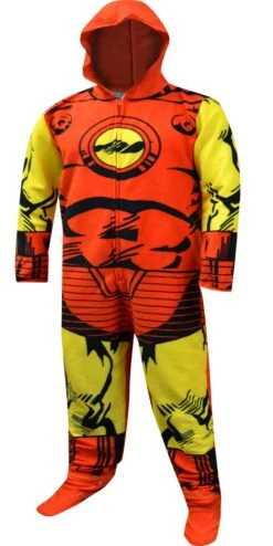 Hooded Marvel Comics I Am Iron Man One Piece Pajama(Hooded Marvel Comics I Am Iron Man One Piece Pajama) -Cozy Vibes Store zu35x6mv 1 b195ddec c1f9 4304 b987 02b7d5cc2d04