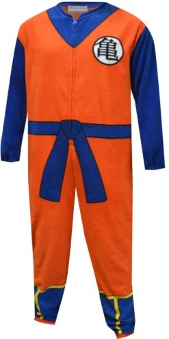 Dragon Ball Z One Piece Union Suit. Onesie Costume Pajama(Dragon Ball Z One Piece Union Suit Onesie Costume Pajama)