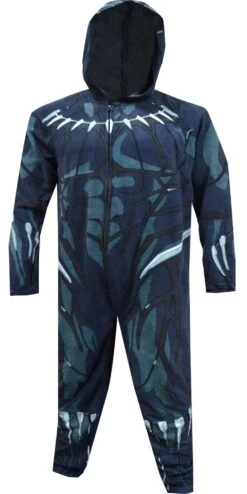 Marvel Comics Black Panther One Piece Union Suit Hooded Pajama(Marvel Comics Black Panther One Piece Union Suit Hooded Pajama 1) -Cozy Vibes Store zum1wx7av 1 a100a0e1 7af8 4658 b6e7 6518c7236292